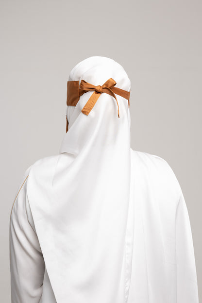 Short Niqab - Canela (Brown)