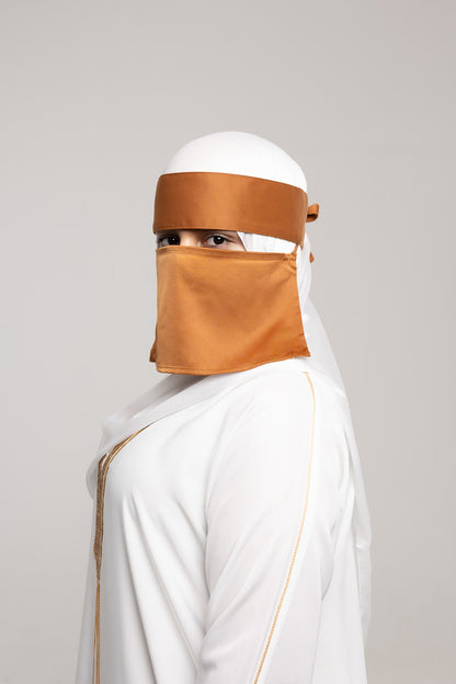 Short Niqab - Canela (Brown)