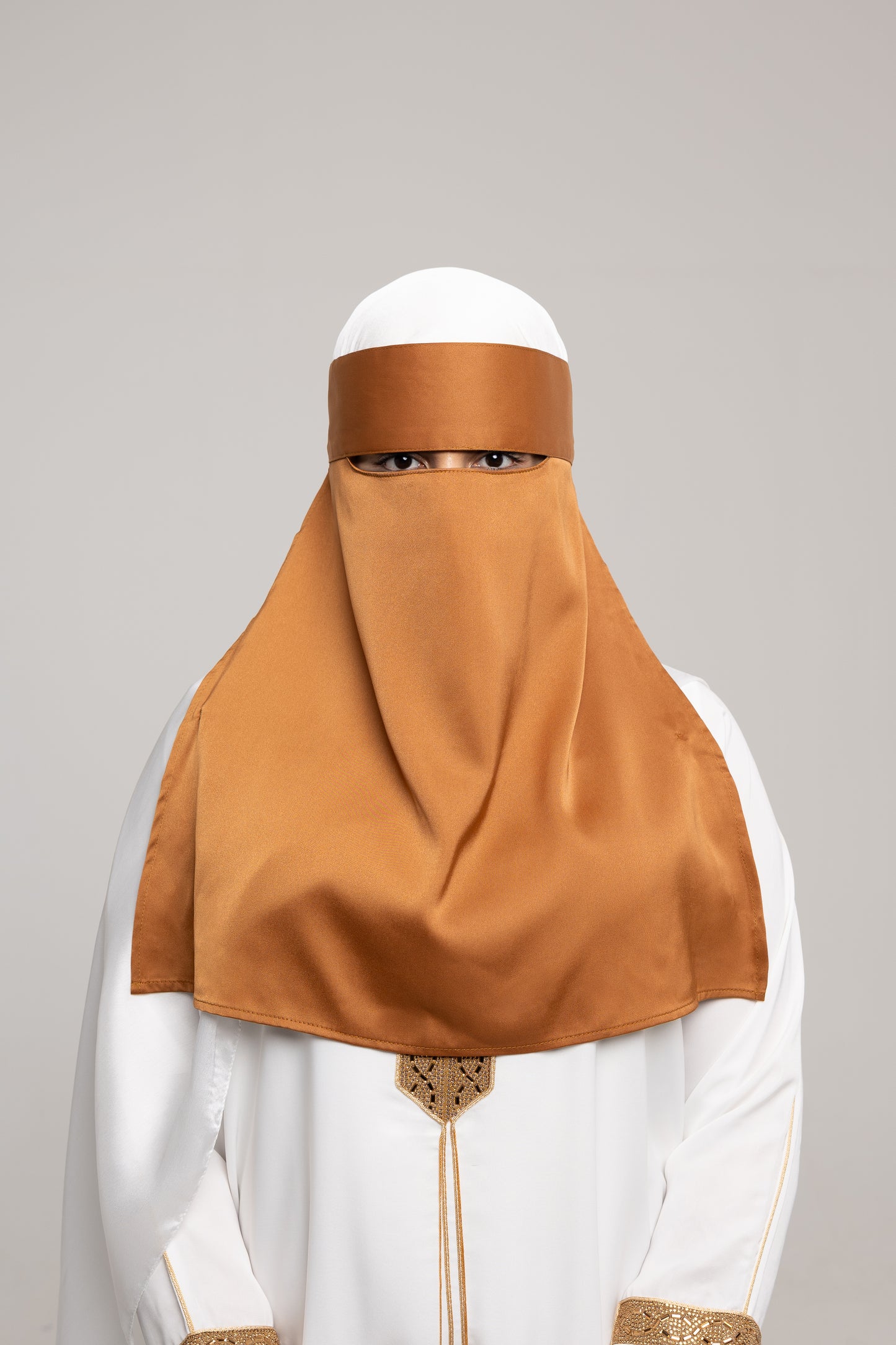 Long Niqab - Canela (Brown)
