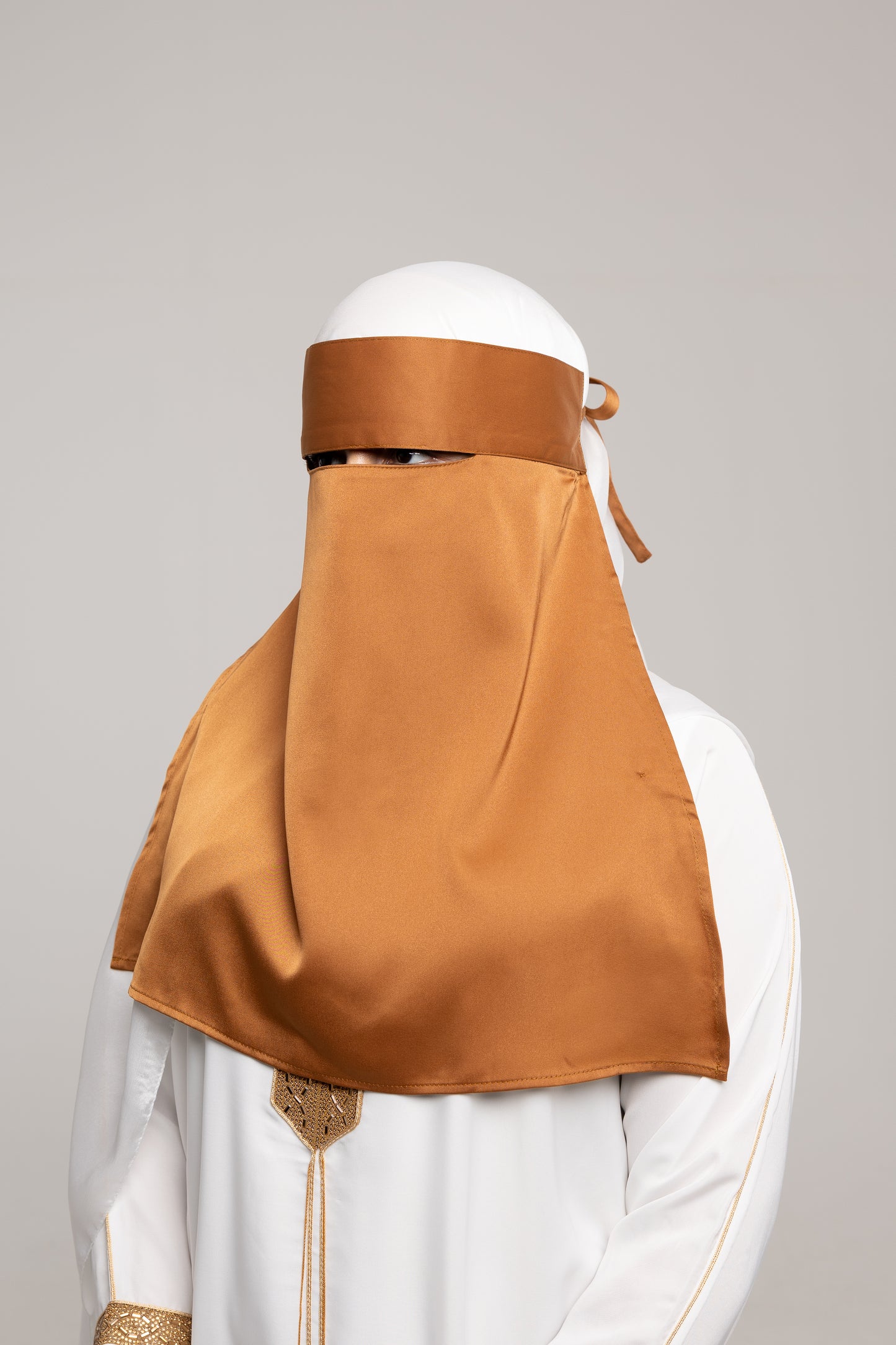 Long Niqab - Canela (Brown)