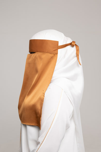 Long Niqab - Canela (Brown)