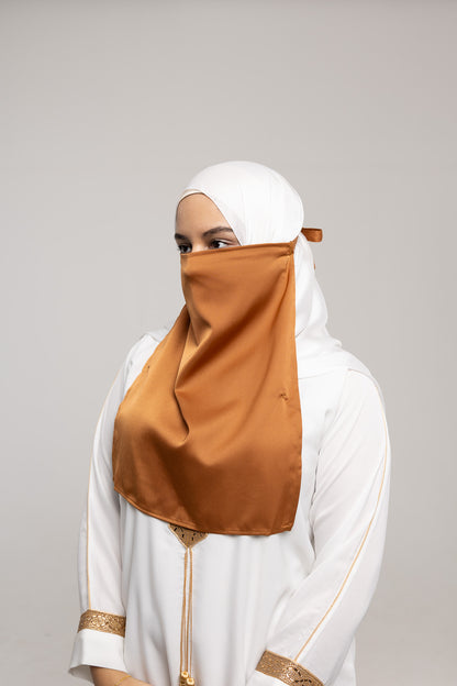 Half Niqab - Canela (Brown)