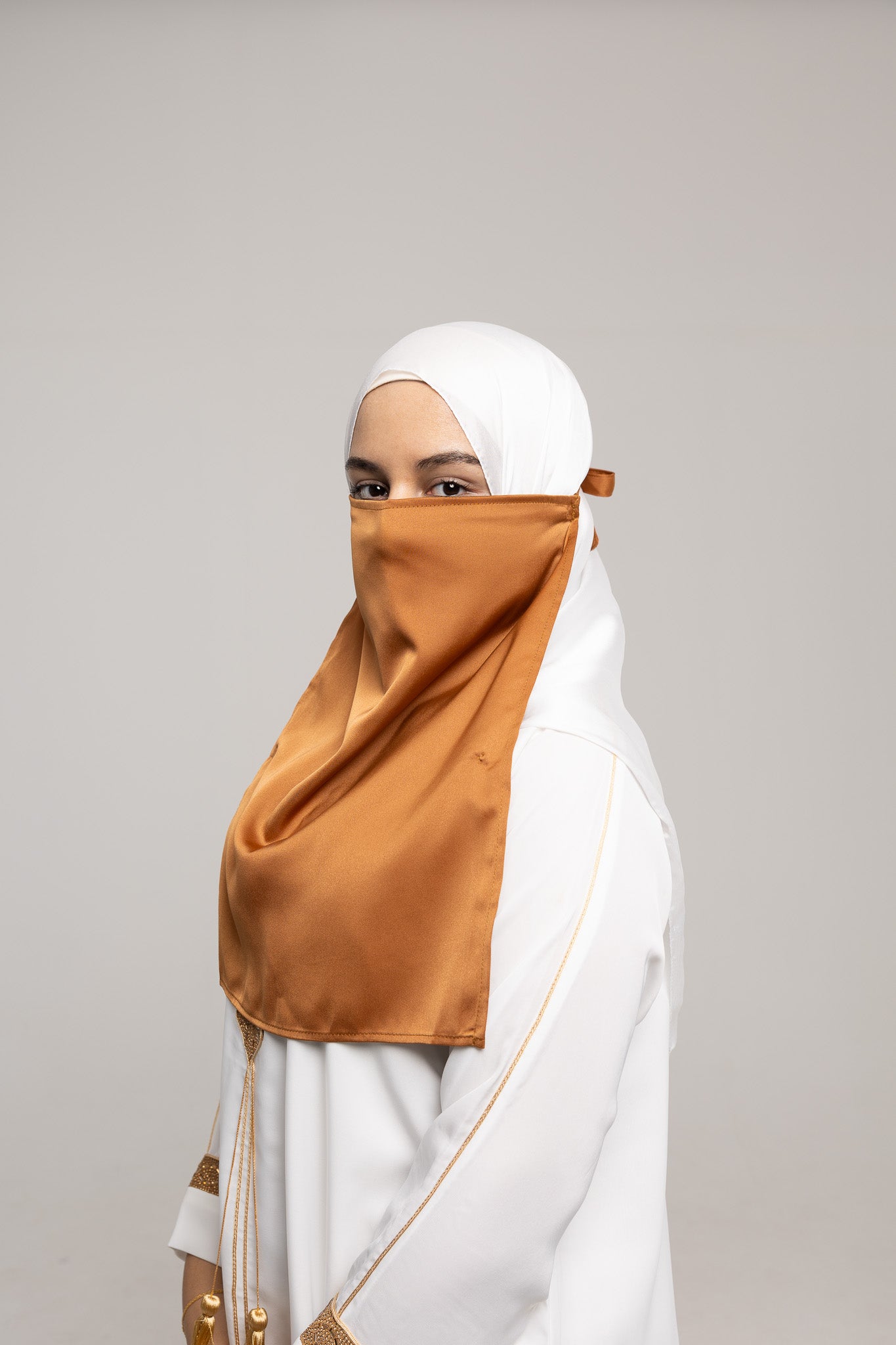 Half Niqab - Canela (Brown)