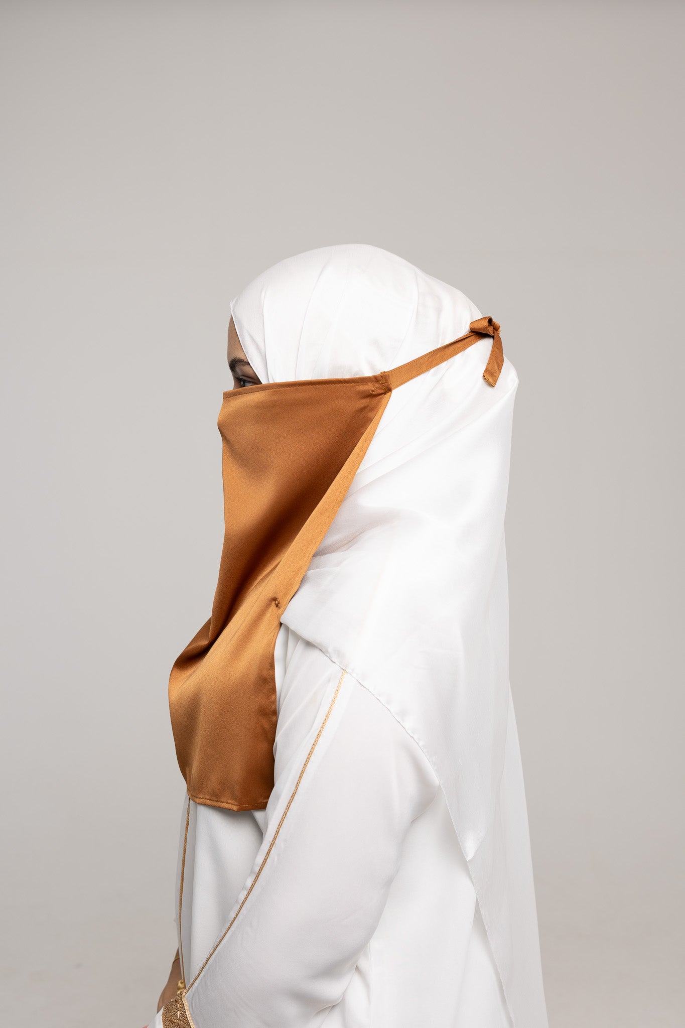 Half Niqab - Canela (Brown)