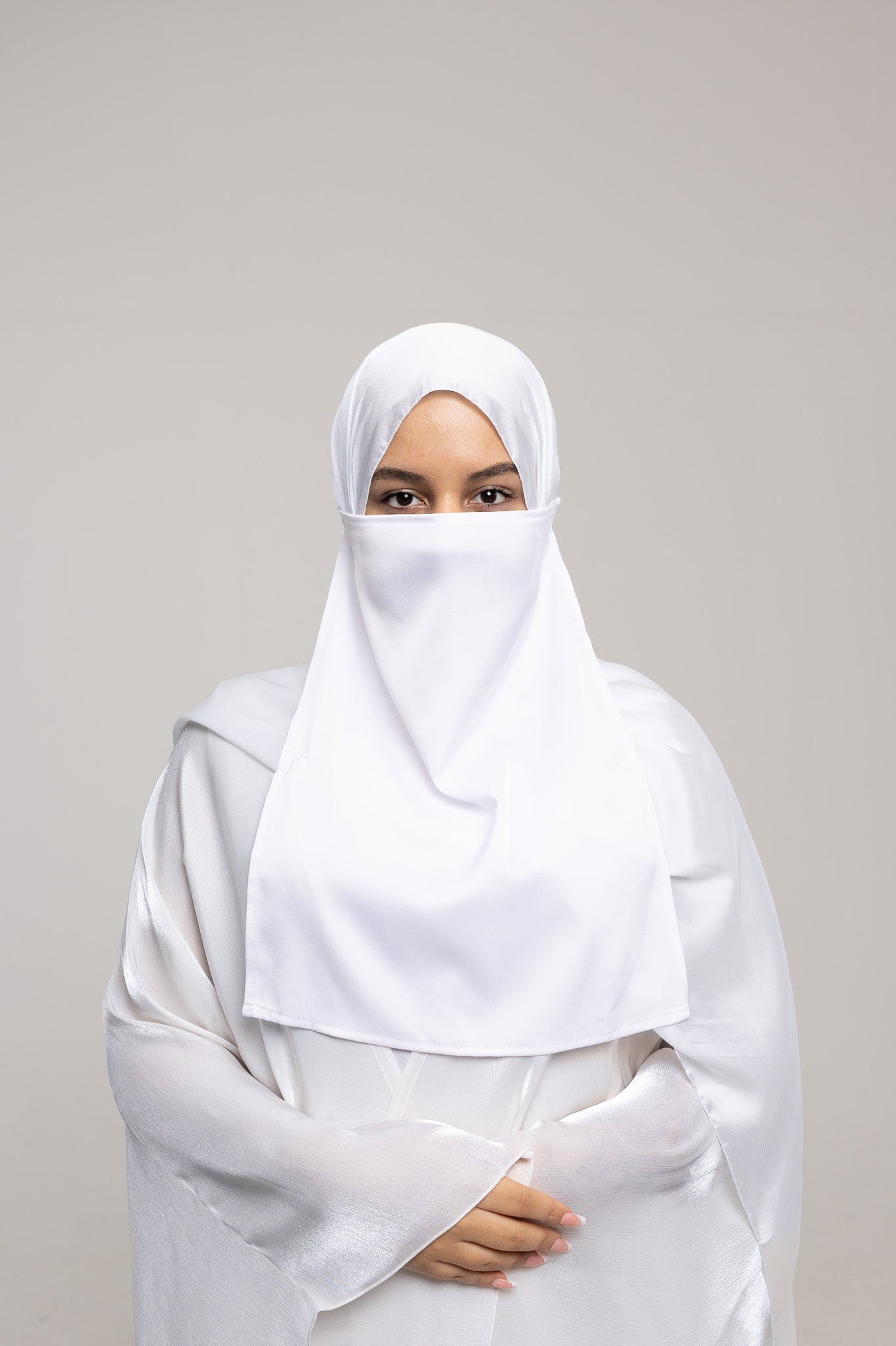Half Niqab - Perla (White)
