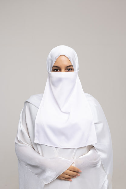 Half Niqab - Perla (White)