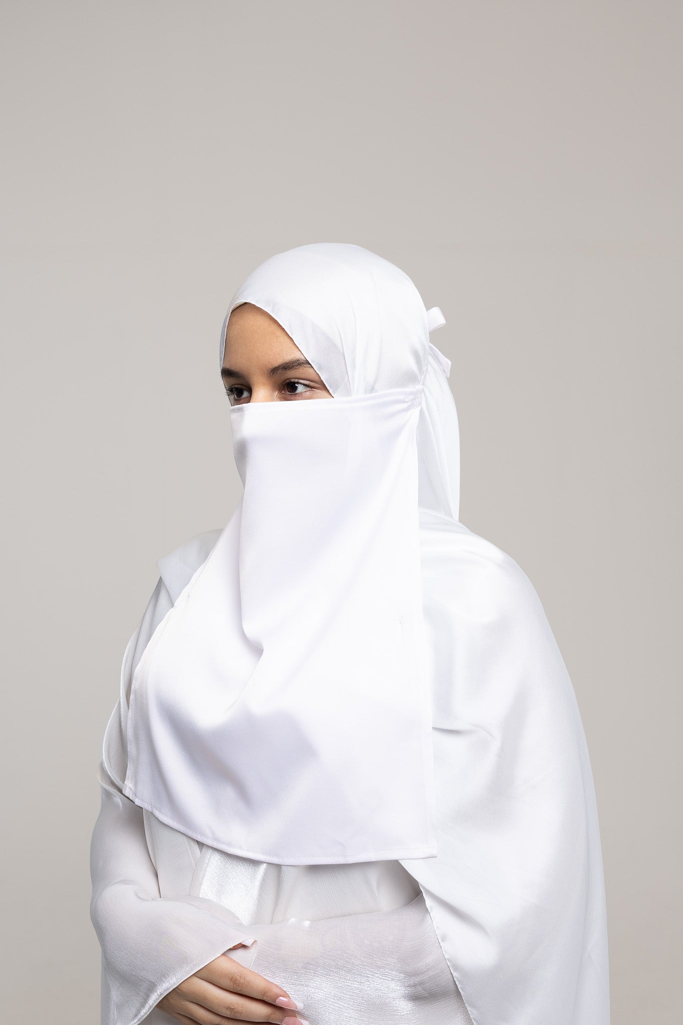 Half Niqab - Perla (White)