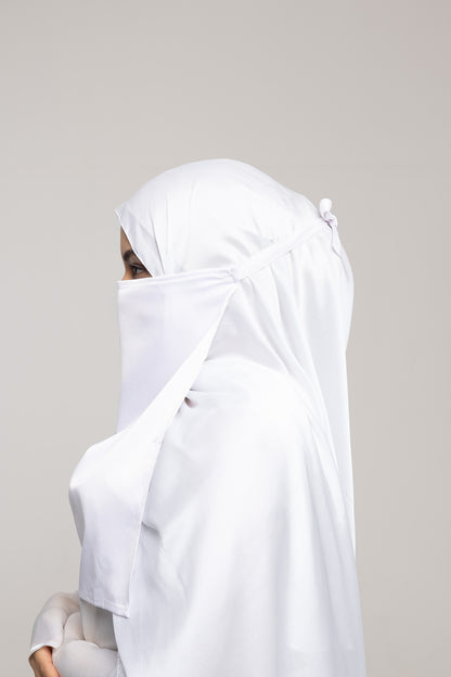 Half Niqab - Perla (White)
