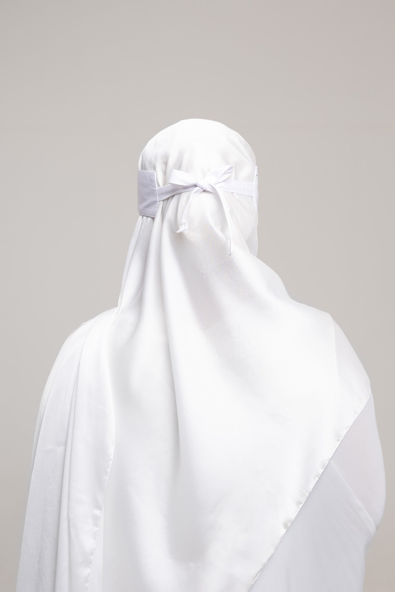 Short Niqab - Perla (White)